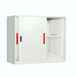 Gentleprince Sina Sliding Cupboard Metal Cabinet ZY-FC-C9 | Gray | Steel 900mm