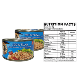 Dona Elena 100% Tuna Shredded in Sunflower Oil |185g | No MSG