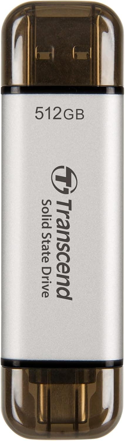 Transcend ESD310S 256GB-2TB Portable SSD | USB 3.1 Gen 2 10Gbps | 1050MB/s Read & 950MB/s Write