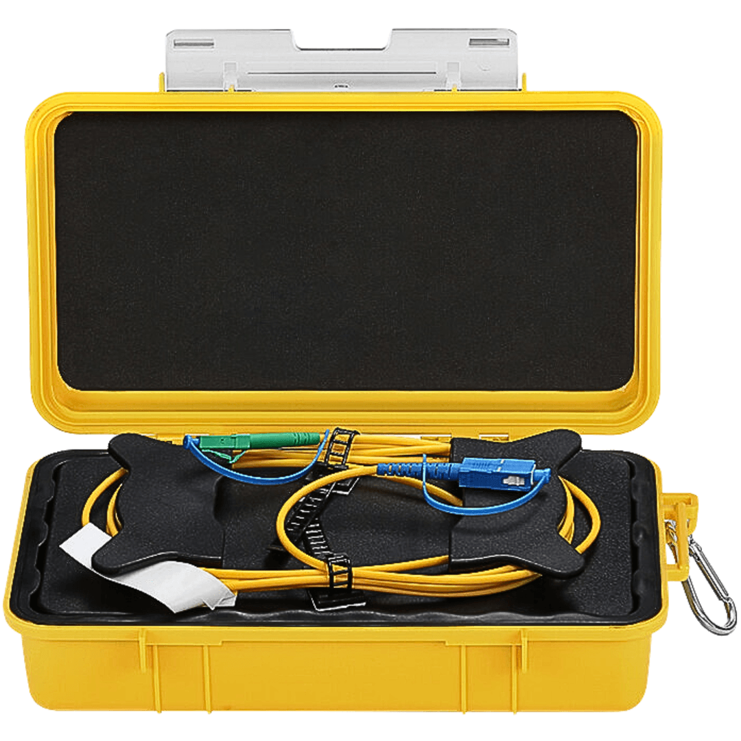 Fiber 1KM OTDR Launch Cable Box | Single Mode Fiber Ring for Testing