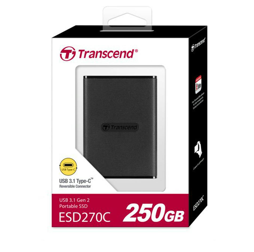 Transcend TS250GESD270C 250GB, ESD270C, USB 3.1 Gen 2, Type C