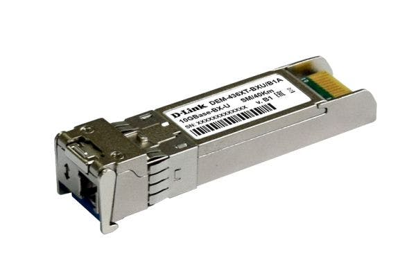 D-Link DEM-436XT-BXU Compatible 10GBASE-BX20-U 1270nm-TX/1330nm-RX SFP+ Transceiver