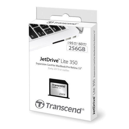 Transcend 256GB JetDrive Lite 350 Flash Expansion Card for Macbook (TS256GJDL350)