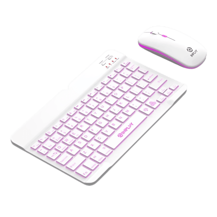 Inplay STX-B180 Rechargable Wireless Bluetooth Type-C Keyboard & Mouse Bundle