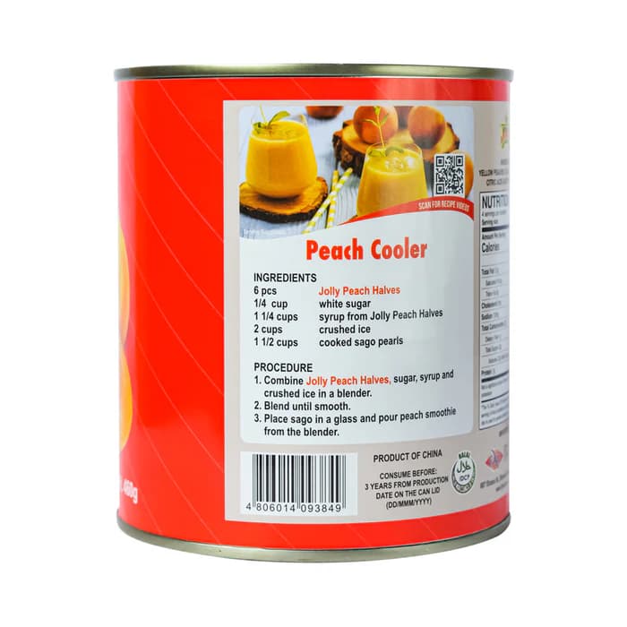 Jolly Peach Halves 825g