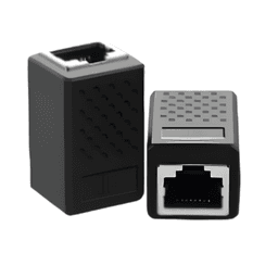 Jinhua IS617 RJ45 Coupler – LAN Cable Extender Adapter, Cat5e/Cat6 Inline Joiner