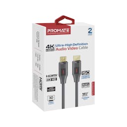 Promate ProLink4K60-150 Ultra-High Definition 4K@60Hz HDMI Audio Video Cable with High-Speed Ethernet and Long Bend Lifespan