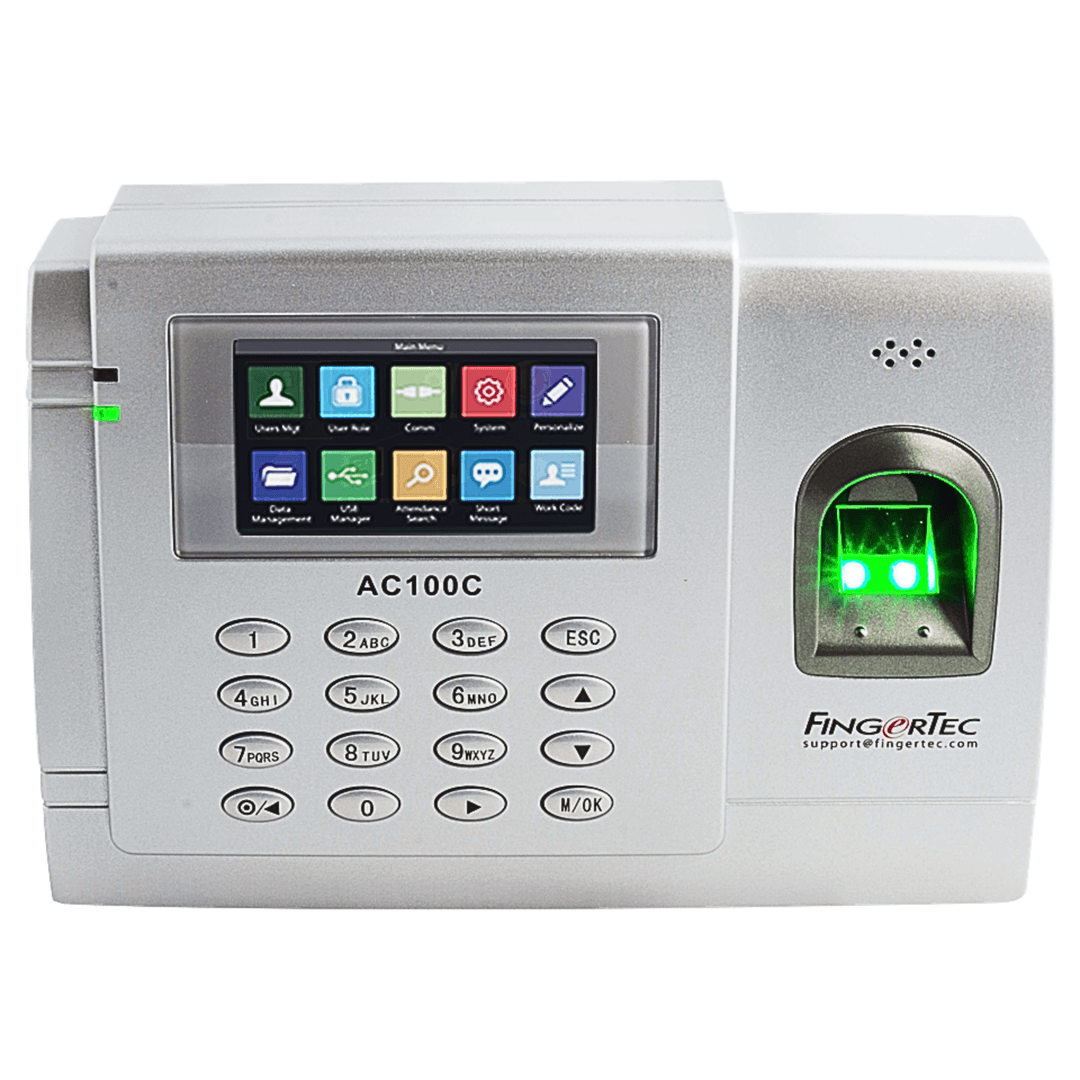 Fingertec AC100C USB Multimedia Biometric Colour Time Attendance | Stand Alone | Access Control