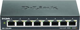 D-Link DGS-1100-08V2 8-port Gigabit Smart Managed Switch 8 x 10/100/1000Base-T, MAC Address 4K, Fanless, Layer 2