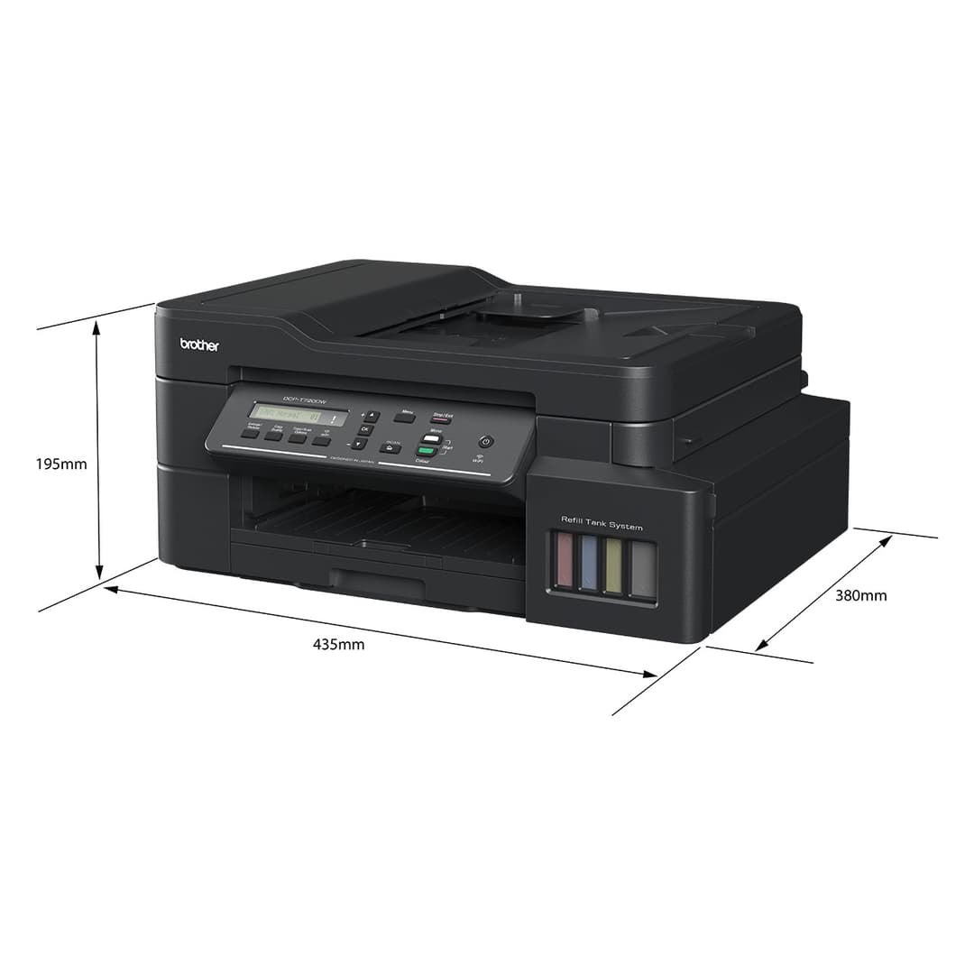 Brother DCP-T720DW Ink Tank Printer | 3-in-1 | Auto Duplex | ADF | Wireless | High-Yield System