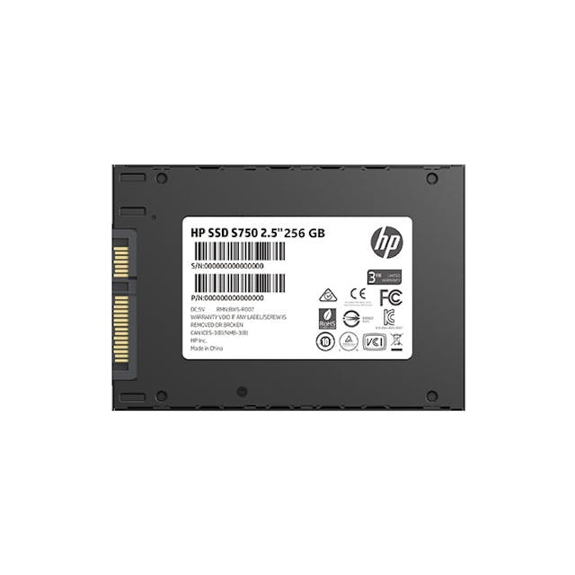 HP S750 SATA 3 2.5" SSD 256GB