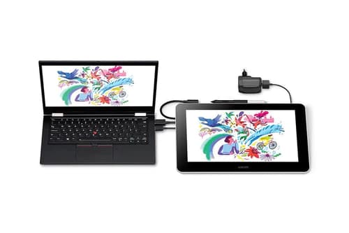 Wacom One Creative Pen Display | 13.3" Screen, Battery-Free Pen, Natural Surface Feel