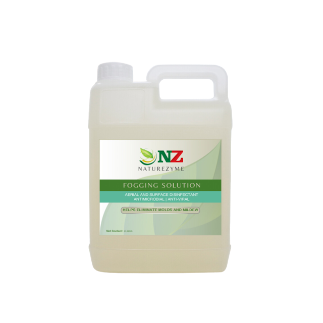 NATUREZYME Aerial & Surface Disinfectant Antimicrobial | Antiviral Fogging Solution (4 Liters)