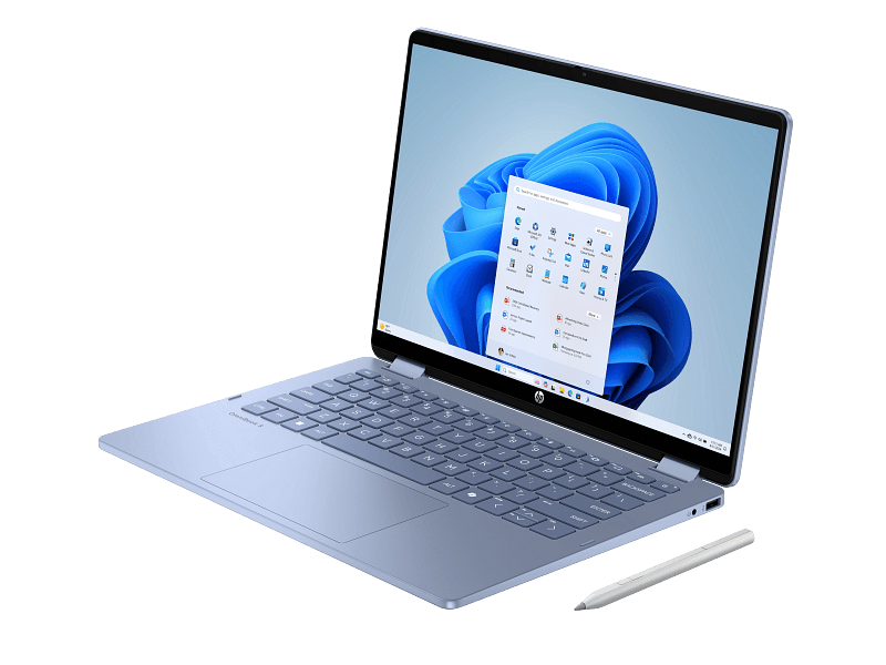 HP OmniBook 5 Flip 14" 2K Touchscreen Laptop - Core 5 120U, 16GB RAM, 512GB SSD, Sky Blue x360