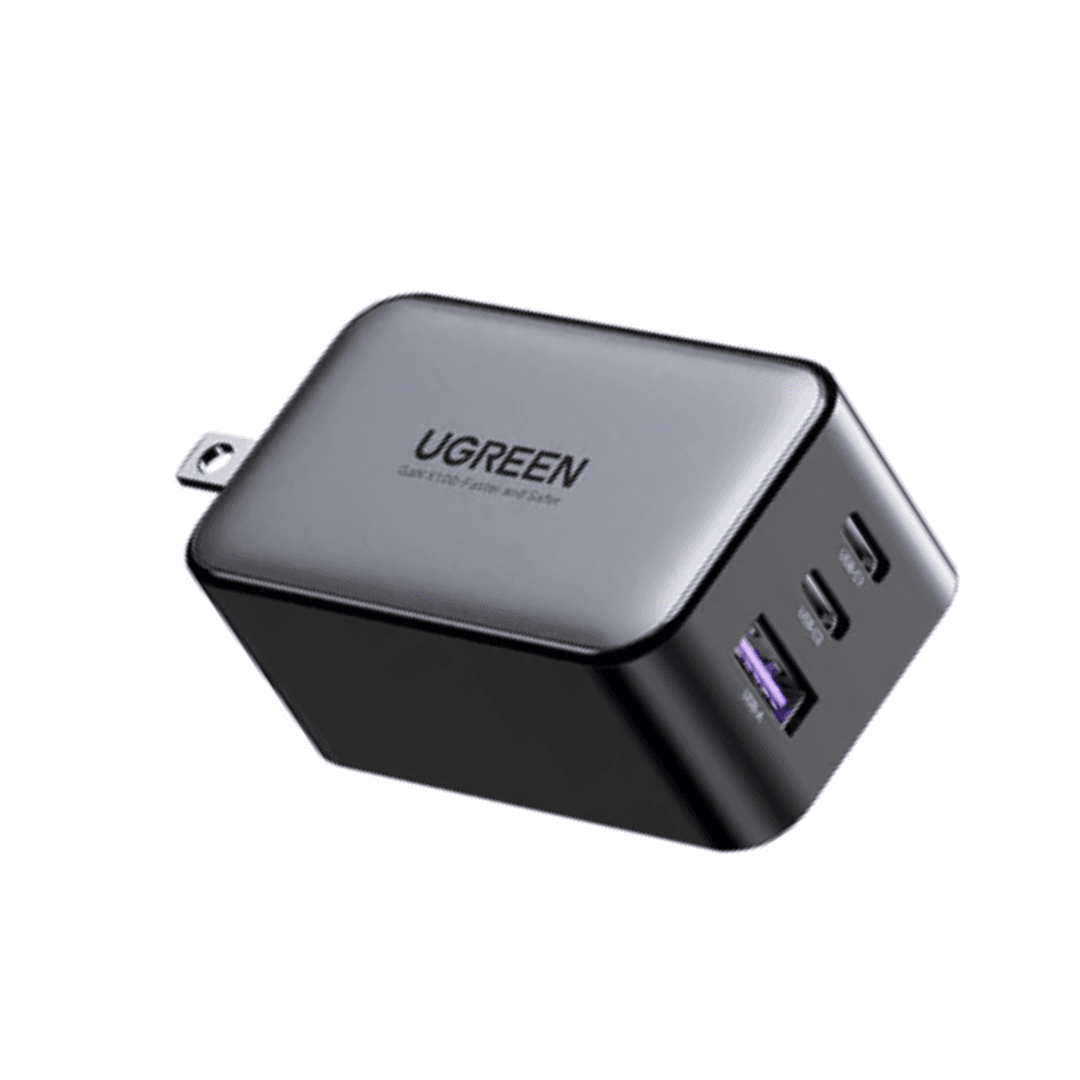 UGREEN CD244 Nexode 65W GaN Charger | 3-Port USB-C & USB-A Wall Charger | PD 3.0 Fast Charging