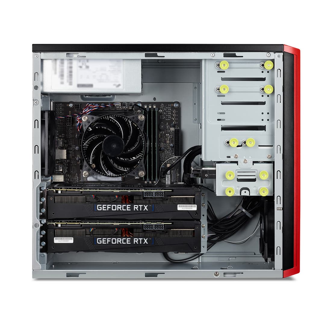 Acer Altos Core i9-13900 Workstation I Dual RTX 4090, 32GB DDR5, 1TB NVMe+1TB HDD, Win11 Pro, 1200W