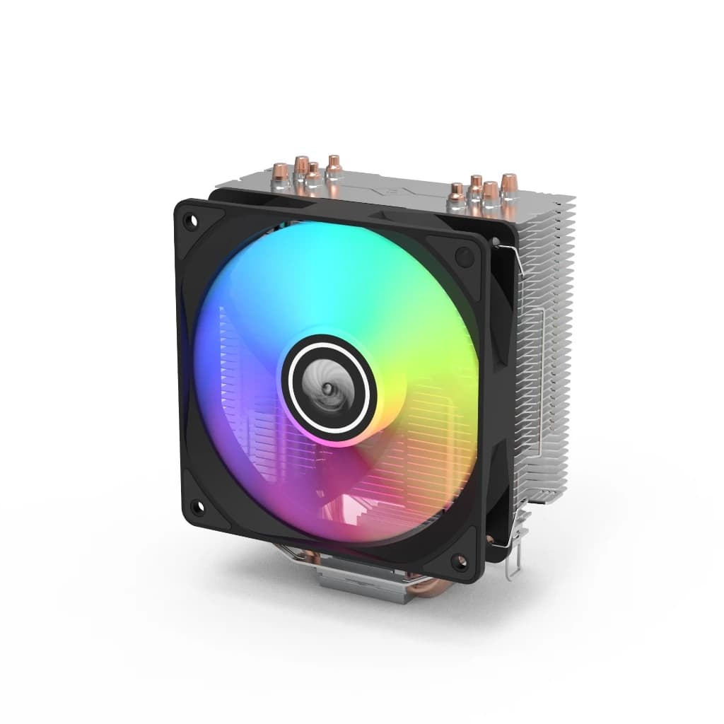 Inplay S40 ARGB CPU Cooler – 4 Copper Heatpipes, 150W TDP, Intel/AMD Compatible