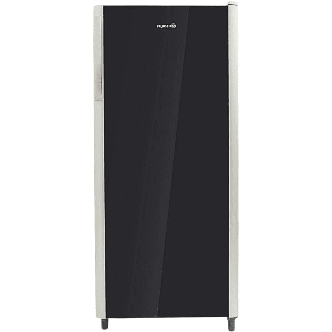 Fujidenzo RSD-68P 6.8 cu.ft Single Door Refrigerator | Direct Cool, Glass Door with Trim
