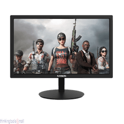 Nvision H22V6 21.5" LED Monitor | Full HD 1080p Display, 60Hz Refresh Rate, HDMI + VGA Input