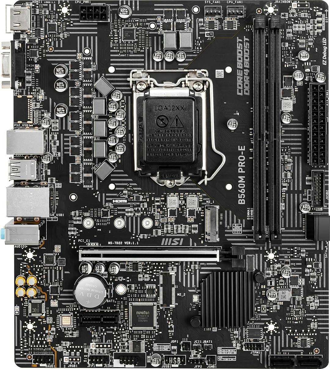 MSI B560M PRO-E LGA 1200 Micro ATX Intel Motherboard