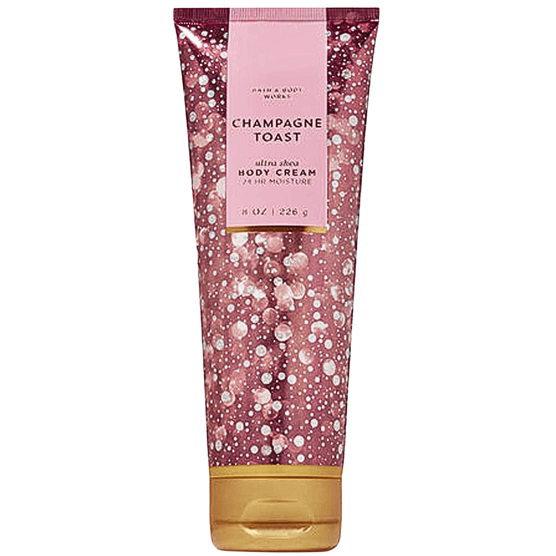Bath & Body Works Champagne Toast Ultra Shea Body Cream | 24HR Moisture, 8oz