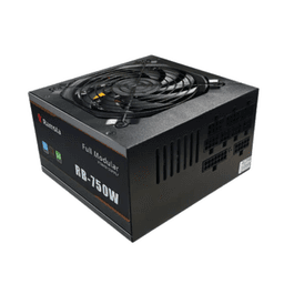 Ramsta RB-750 Full Modular Power Supply 750W with High-Efficiency PSU for Gaming & Workstations