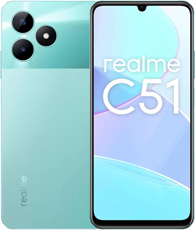 REALME C51 (4GB + 128GB) 6.74" HD 90Hz Display Smartphone-MINT GREEN