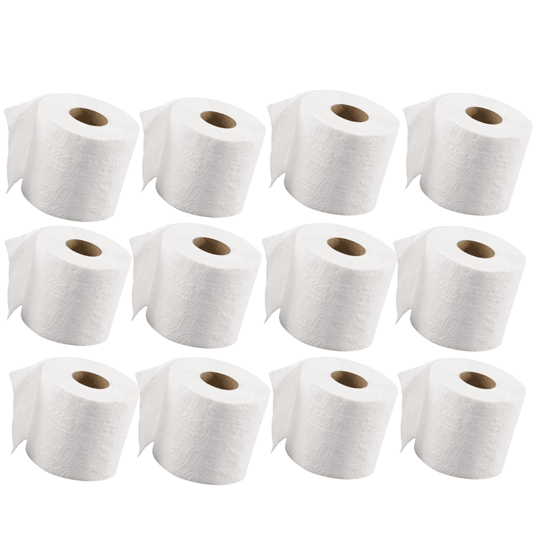 Premium 3-Ply Bathroom Tissue, 48 Rolls, 100% Virgin Pulp | Ultra Soft & Durable