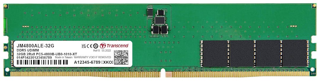 Transcend 32GB PC5-38400 288-pin DDR5 SDRAM UDIMM (JM4800ALE-32G)