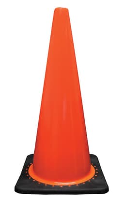 Rubberized Traffic Safety Cones 28" | MUTCD Compliant | Reflective Collars | 10 lb Heavy-Duty