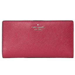 Kate Spade Laurel Way Stacy Wallet – Cranberry Cocktail, Slim & Stylish
