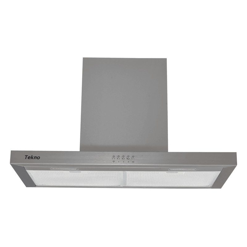 Tekno TRH-53.75 75cm Chimney Range Hood | Stainless Steel Kitchen Ventilation with Powerful Extraction