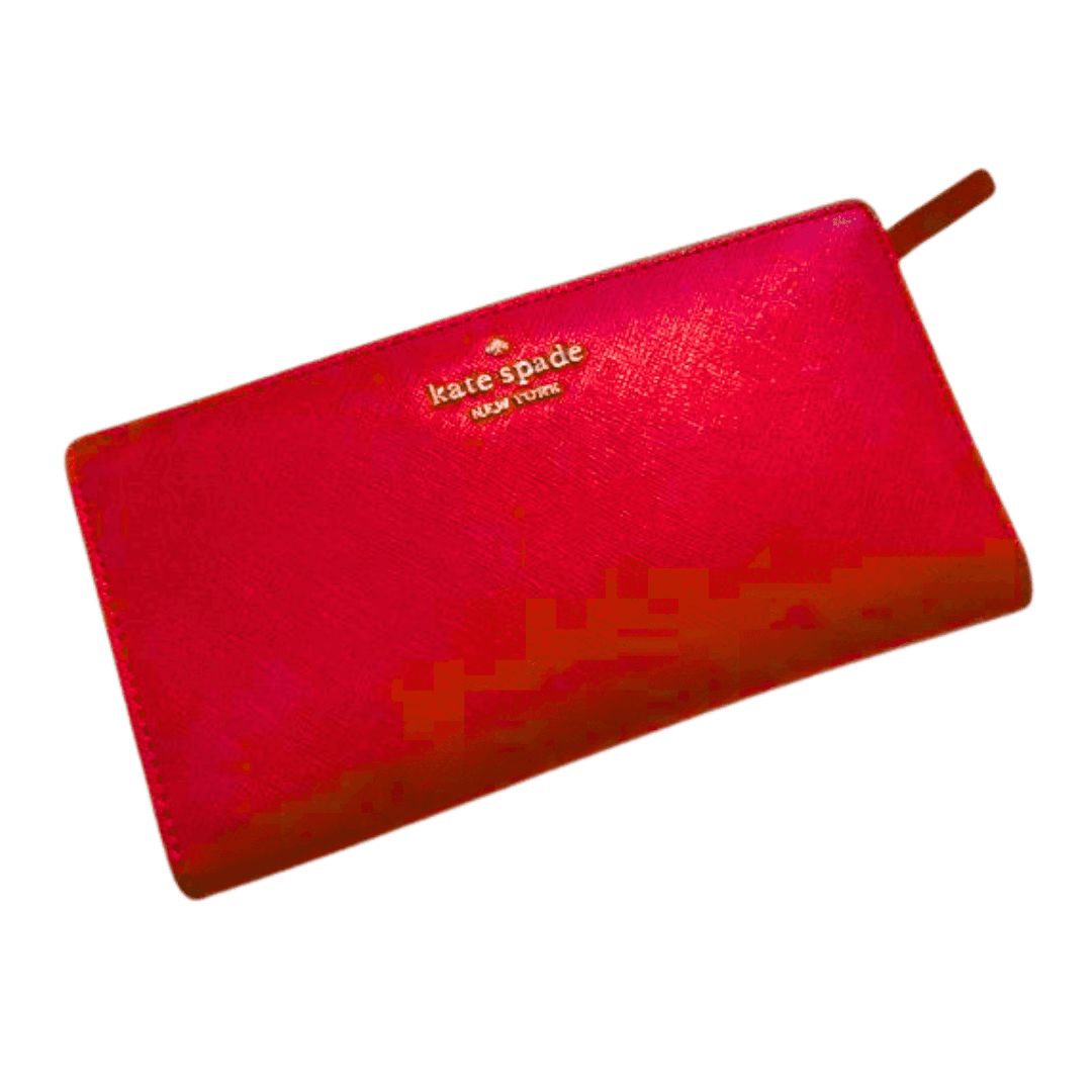 Kate Spade Laurel Way Stacy Wallet – Cranberry Cocktail, Slim & Stylish