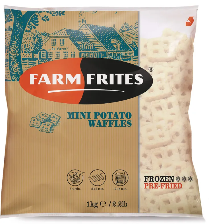 Farm Frites Mini Waffles Hashbrowns (1kg)