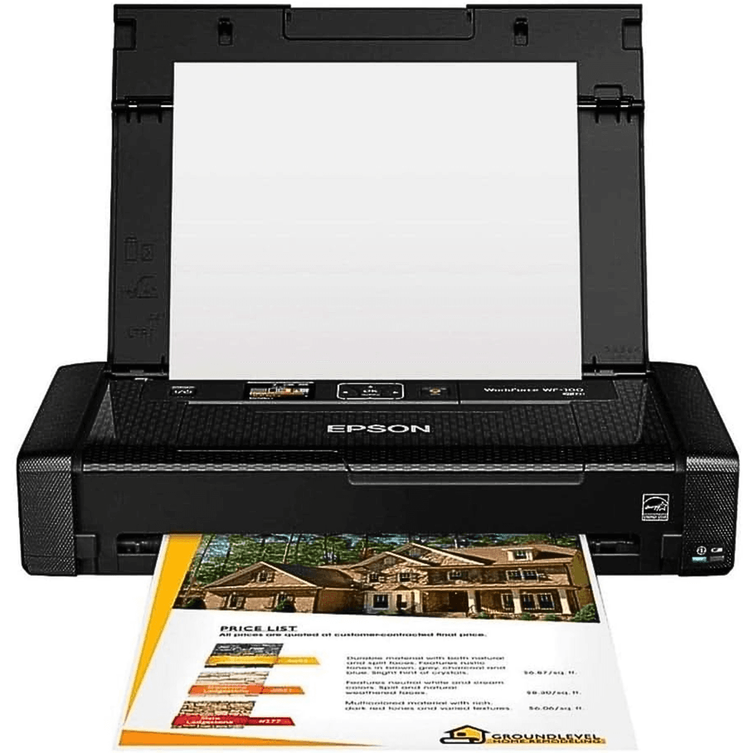 Epson WorkForce WF-100 Portable Wireless Inkjet Printer | 5760x1440 DPI | WiFi | WiFi Direct