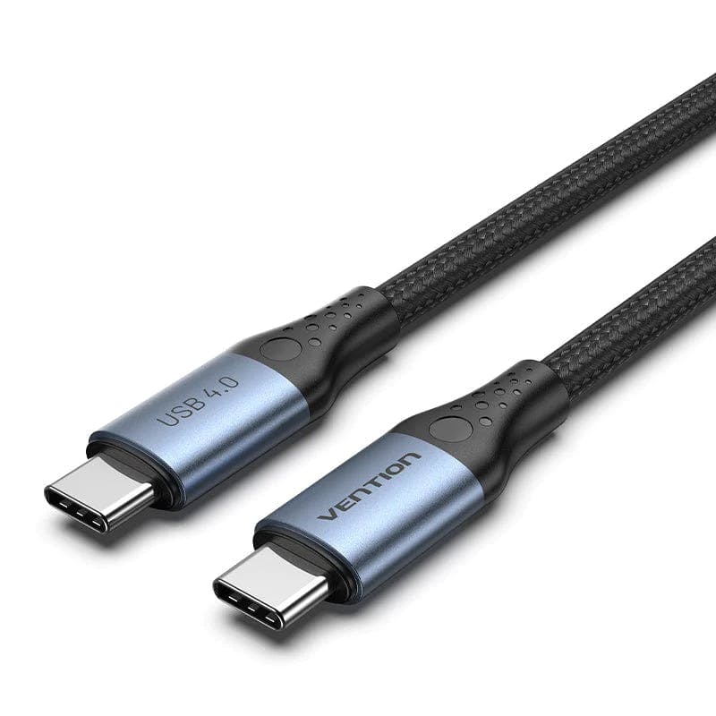 Vention Cotton Braided USB 4.0 C Male to C Male 5A Cable | 1M