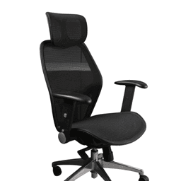 Cubix JG 701138GEA Full Mesh Executive Chair – Headrest, Ergonomic Design