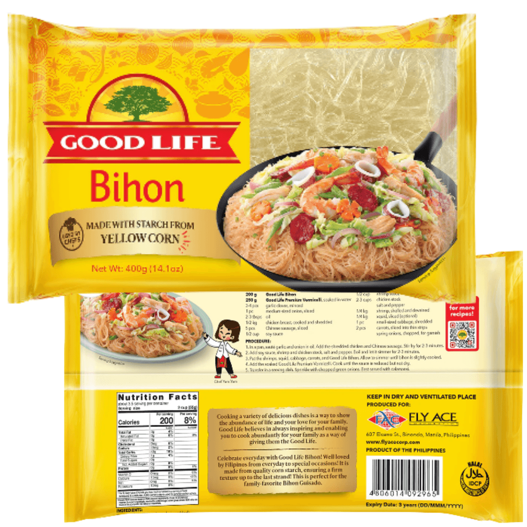 Good Life Premium Bihon 400g | Ideal for Pancit Bihon, Stir-Fries & Asian Noodle Dishes