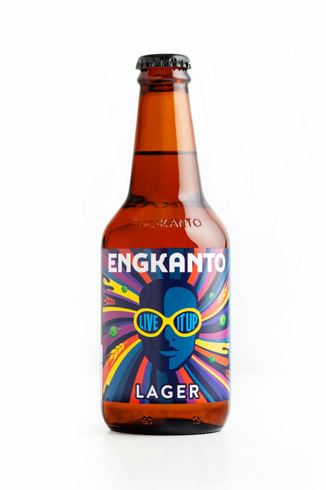 Engkanto Brew Live it Up Lager Beer 330mL (24 Bottles/Case)