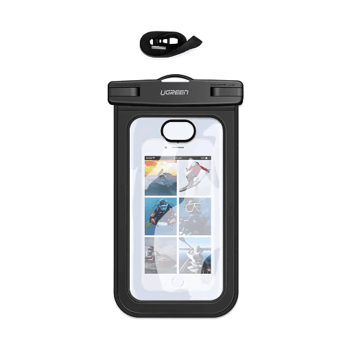 UGREEN (50919) Universal Waterproof Phone Case |Transparent PVC, Ultra Responsive Touchscreen