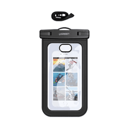UGREEN (50919) Universal Waterproof Phone Case |Transparent PVC, Ultra Responsive Touchscreen