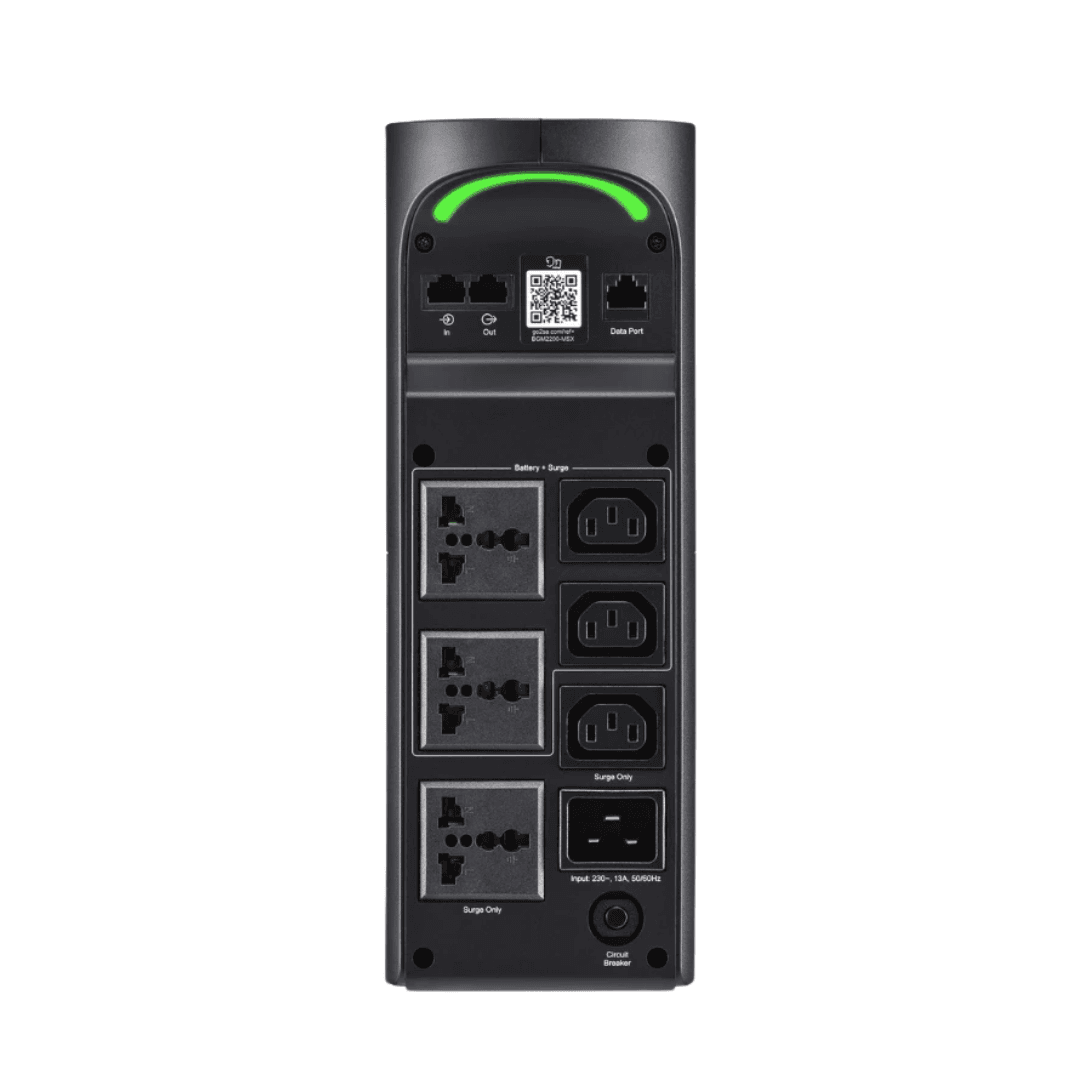 APC Back-UPS Pro BGM2200B-MSX – 2200VA / 1320W Pure Sinewave UPS with LCD & RGB Lights