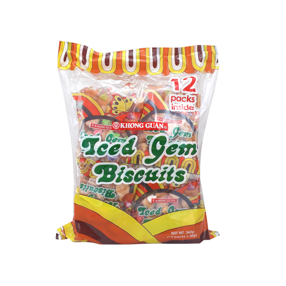 Iced Gem Biscuits (12 packs x 30g)