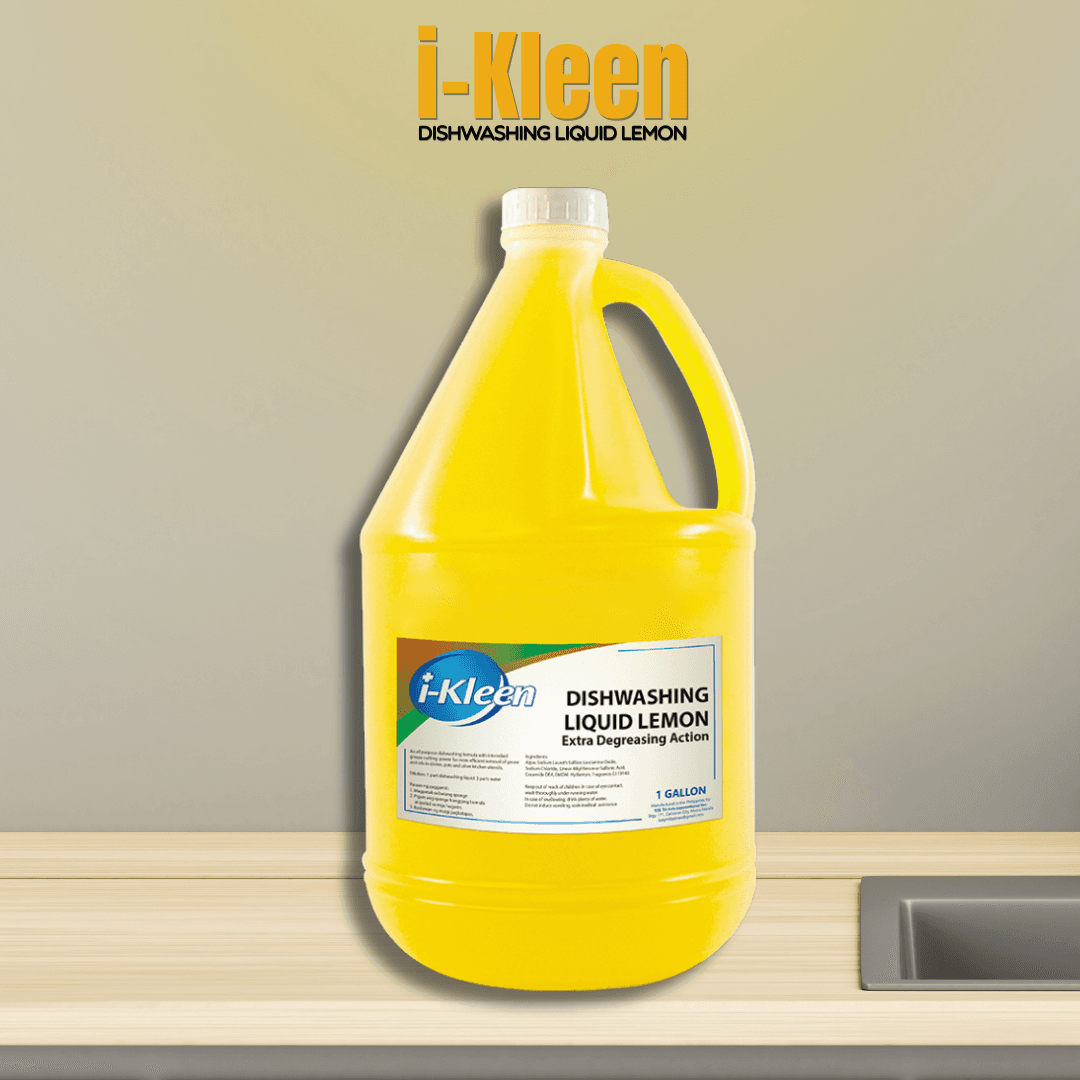 I-Kleen Dishwashing Liquid Lemon (1 Gallon, 4/ Case)