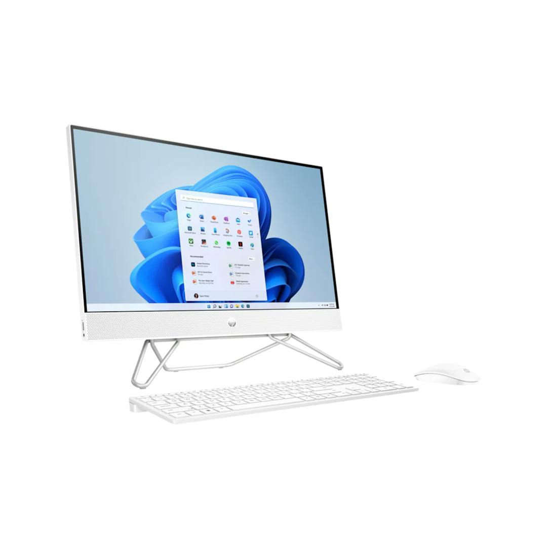 HP All-in-One Desktop PC | CarmenK24I 1C22 | INTEL i3-12100T (ALDER LAKE) 2.20GHz 4 CORES | RAM 8GB(1x8GB) DDR4 3200 SODIMM | SSD 512G 2280 PCIe NVMe Value | W11 Home | White - HD Camera | WARR 2-2-2 / MS Office Preinstalled 2021