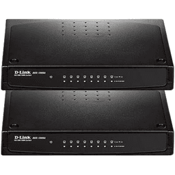 D-Link DGS-1008A 8-Port Gigabit Desktop Switch in Plastic Casing | Black