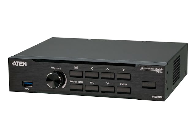 ATEN VP2120-AT-A Seamless Presentation Switch with Quad View Multistreaming