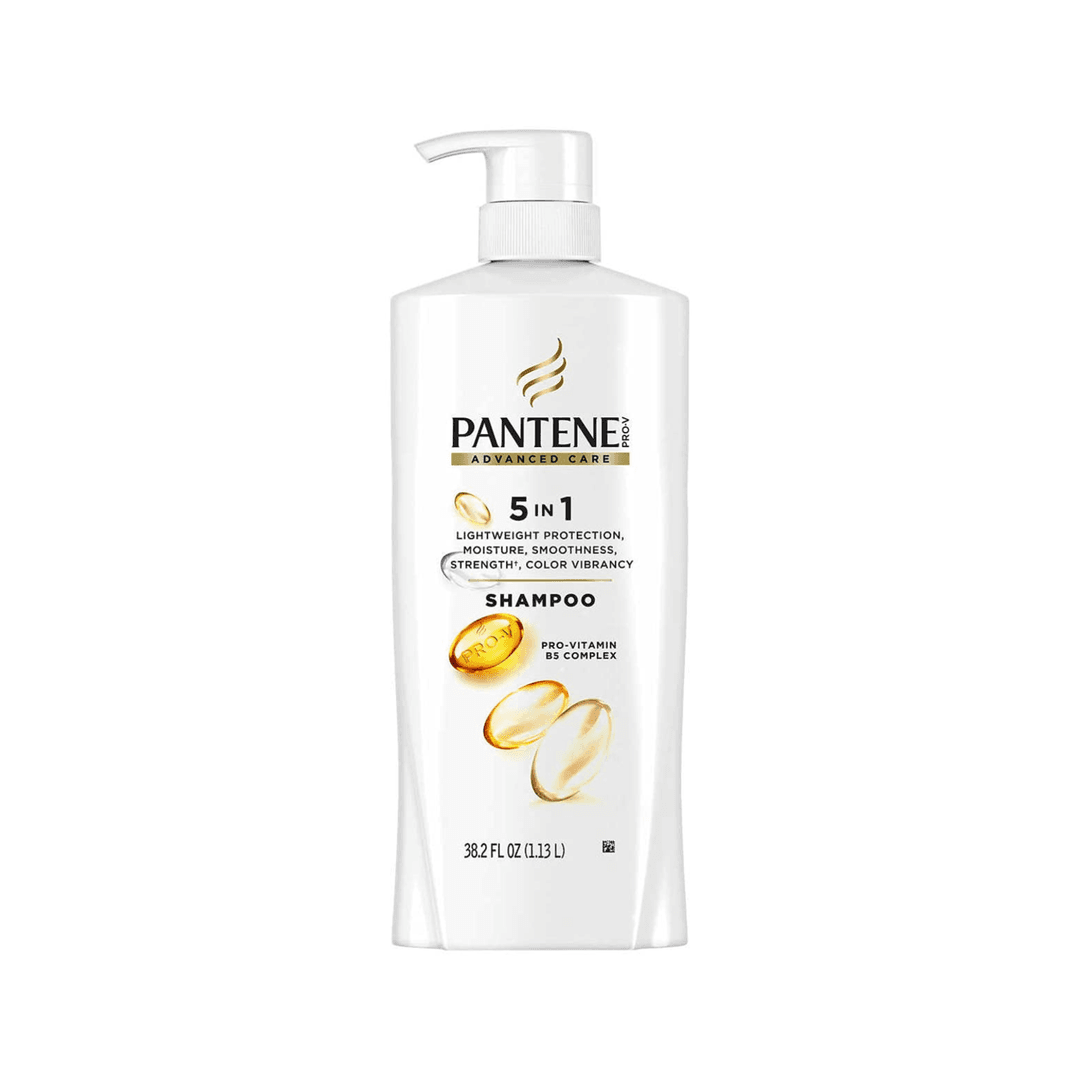 Pantene 5-in-1 Advanced Care Shampoo – Nourishing Daily Cleanser for Strong, Smooth, and Shiny Hair