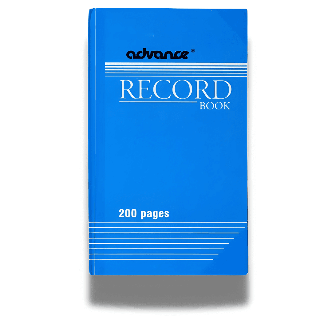 Advance Record Book | 200 Pages, Hardcover Ledger, Inventory/Journal