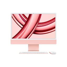 24" iMac with Retina 4.5K display: Apple M3 chip with 8‑core CPU and 8‑core GPU, 256GB SSD - Pink